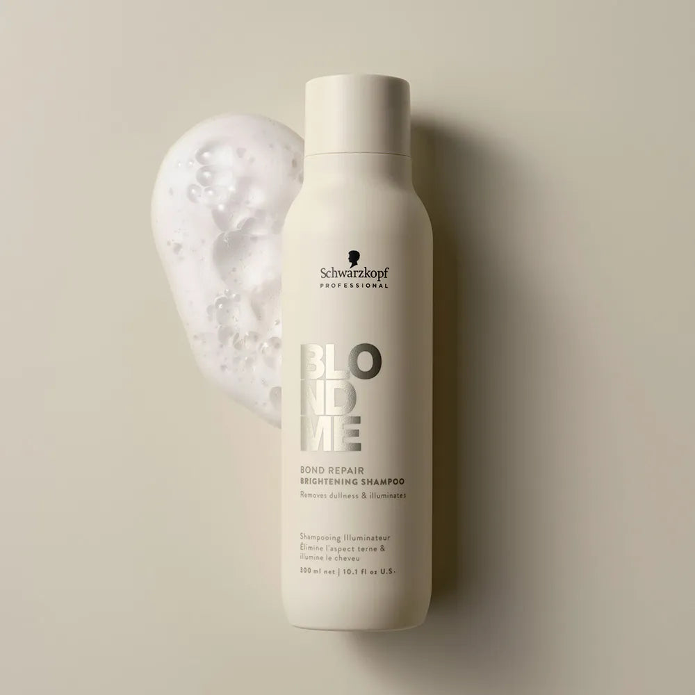 Schwarzkopf Professional BlondMe Bond Repair Brightening Shampoo 300 ml Shampoo Iluminador Reparador para Cabello Rubio