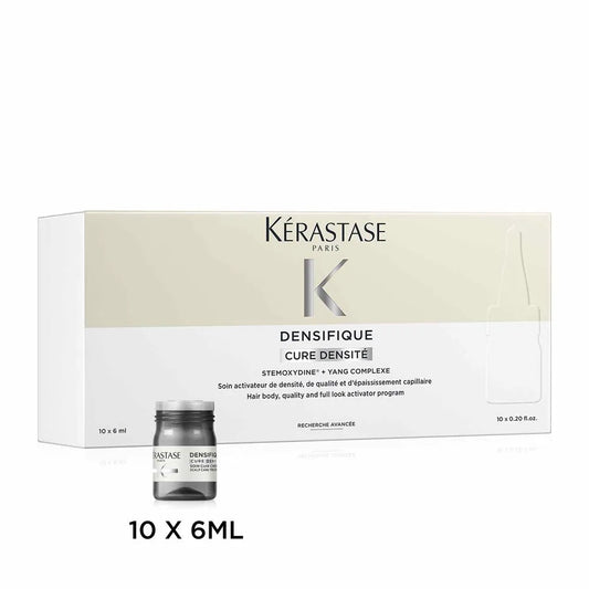 Kérastase Densifique Cure Densifique 10 x 6 ml Tratamiento Intensivo Densificador para Cabello con Pérdida de Densidad