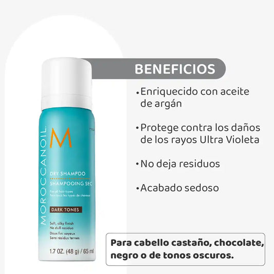 Moroccanoil Dry Shampoo Dark Tones Shampoo Seco Tonos Oscuros 65 ml