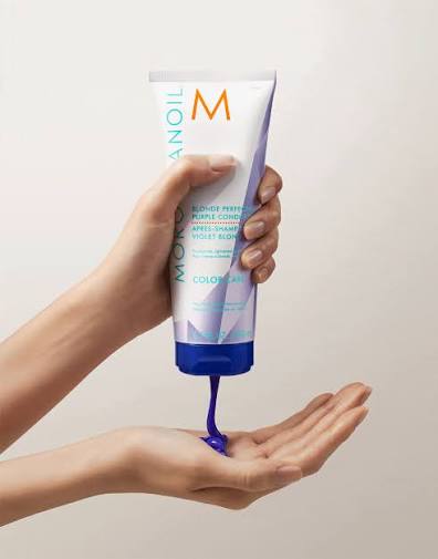 Moroccanoil Blonde Perfecting Purple Conditioner Acondicionador Violeta 200 ml