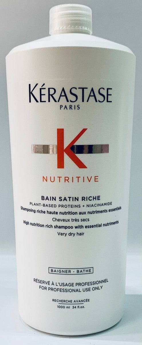 Kérastase Nutritive Bain Satin Riche 1000 ml Shampoo Nutritivo para Cabello Muy Seco