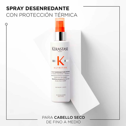 Kérastase Nutritive Lotion Thermique Sublimatrice Spray Protector Térmico para Cabello Seco