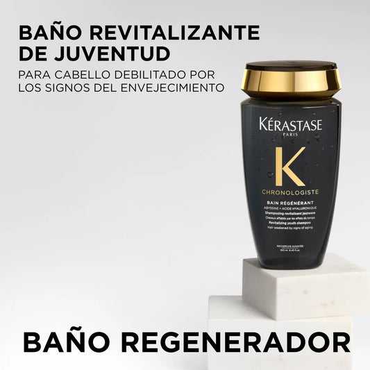 Kérastase Chronologiste Bain Régénérant Shampoo Revitalizante Antiedad para Todo Tipo de Cabello