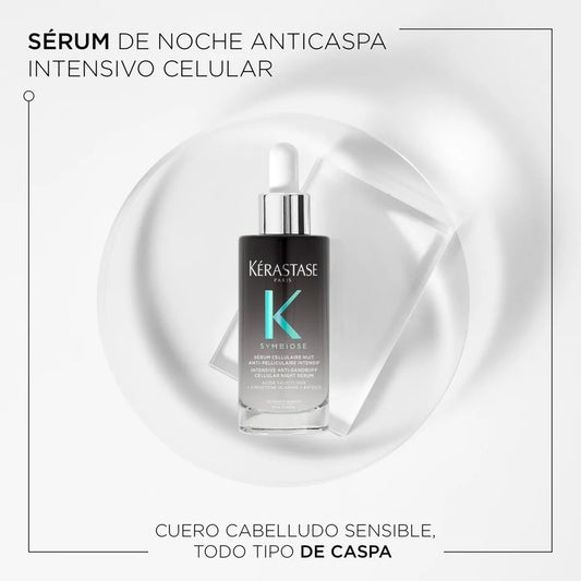 Kérastase Symbiose Sérum Cellulaire Nuit Anti-Pelliculaire Sérum Nocturno Anticaspa para Cuero Cabelludo Sensible