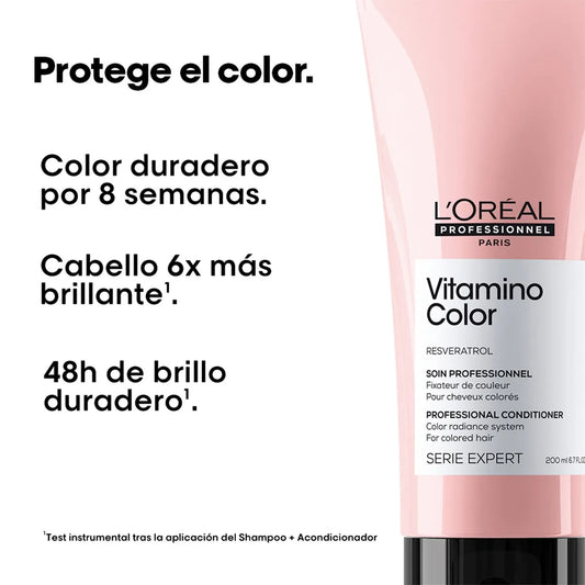 L'Oréal Professionnel Vitamino Color Acondicionador 200 ml Acondicionador Protector para Cabello Teñido