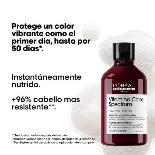 L'Oréal Professionnel Vitamino Color Spectrum Shampoo 300 ml Shampoo Protector para Cabello Teñido