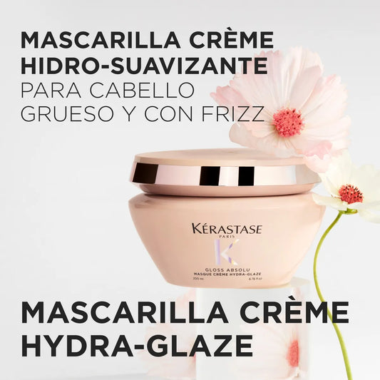 Kérastase Gloss Absolu Masque Crème Hydra-Glaze | Mascarilla Hidratante Antifrizz