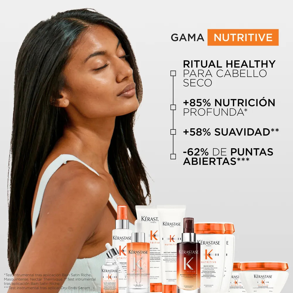Kérastase Nutritive Bain Satin Riche Shampoo Nutritivo para Cabello Muy Seco