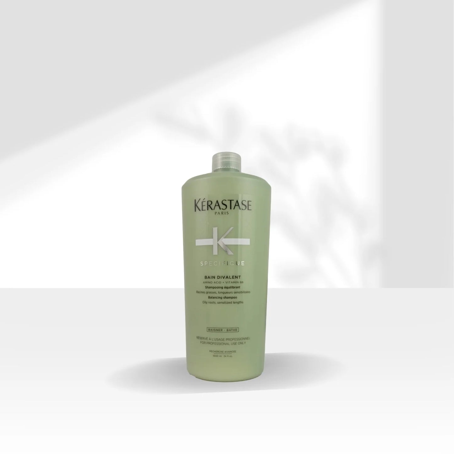 Kérastase Spécifique Bain Divalent 1000 ml Shampoo Equilibrante para Raíces Grasas y Puntas Secas