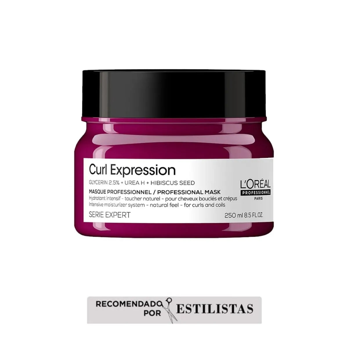 L'Oréal Professionnel Curl Expression Mascarilla Hidratante Intensiva 250 ml Mascarilla para Cabello Rizado y Crespo