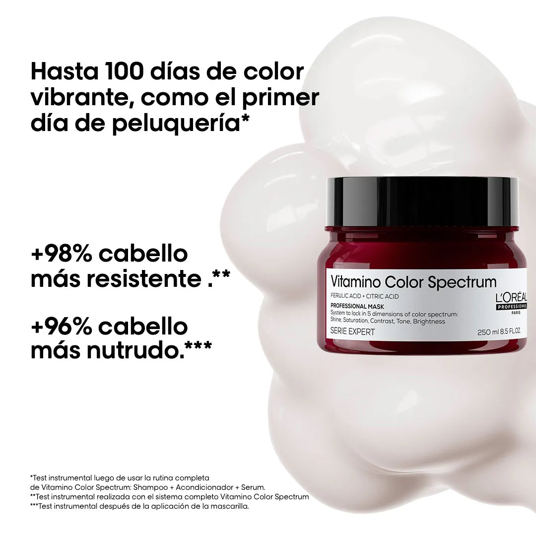 L'Oréal Professionnel Vitamino Color Spectrum Mascarilla 250 ml Mascarilla Protectora para Cabello Teñido