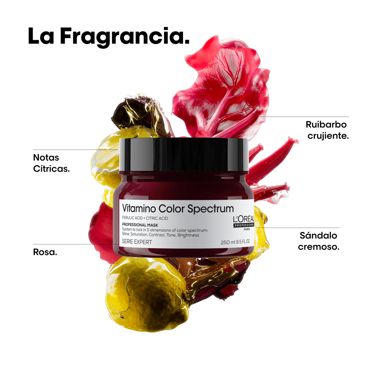 L'Oréal Professionnel Vitamino Color Spectrum Mascarilla 250 ml Mascarilla Protectora para Cabello Teñido