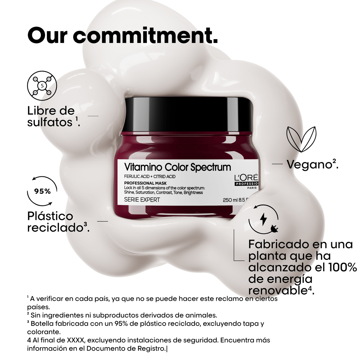 L'Oréal Professionnel Vitamino Color Spectrum Mascarilla 250 ml Mascarilla Protectora para Cabello Teñido