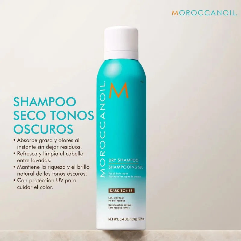 Moroccanoil Dry Shampoo Dark Tones  Shampoo Seco para Tonos Oscuros 205 ml