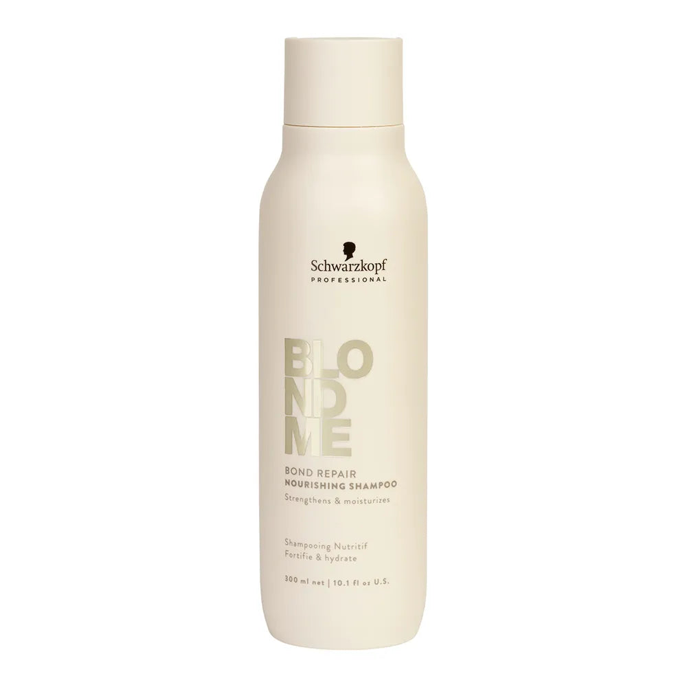 Schwarzkopf Professional BlondMe Bond Repair Nourishing Shampoo 300 ml Shampoo Nutritivo Reparador para Cabello Rubio