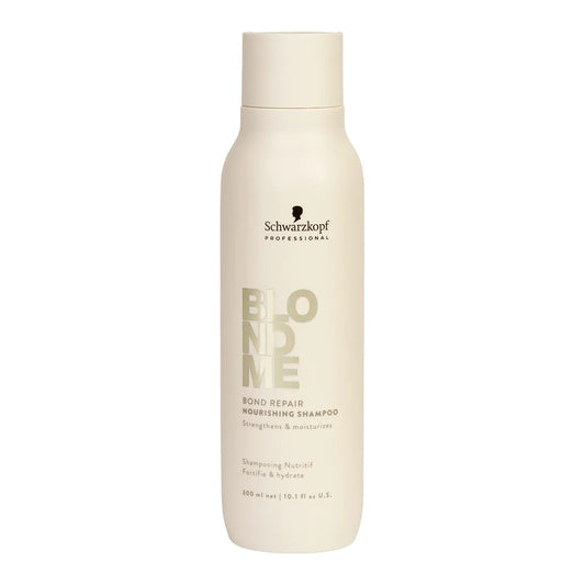 Schwarzkopf Professional BlondMe Bond Repair Nourishing Shampoo 300 ml Shampoo Nutritivo Reparador para Cabello Rubio