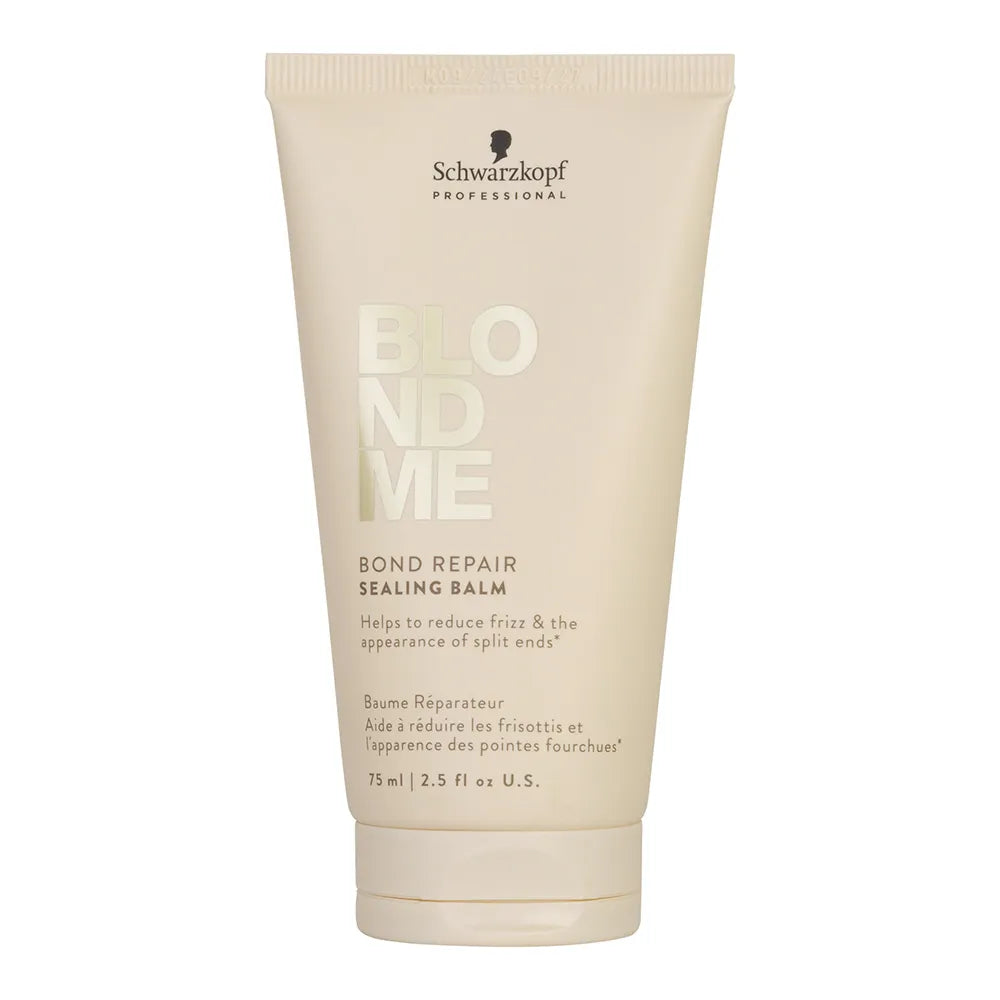 Schwarzkopf Professional BlondMe Bond Repair Sealing Balm 75 ml Bálsamo Sellador Reparador sin Enjuague para Cabello Rubio