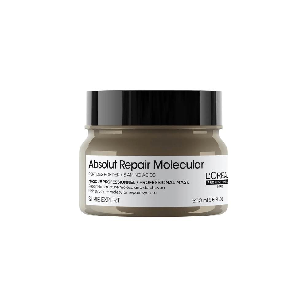 L'Oréal Professionnel Absolut Repair Molecular Mascarilla Reparadora 250 ml Tratamiento Profesional para Cabello Dañado