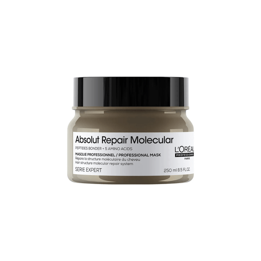 L'Oréal Professionnel Absolut Repair Molecular Mascarilla Reparadora 250 ml Tratamiento Profesional para Cabello Dañado