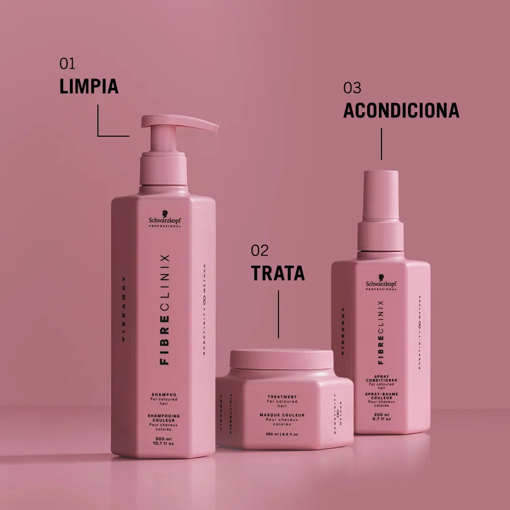 Schwarzkopf Professional Fibre Clinix Vibrancy Conditioner 250 ml Acondicionador Protector del Color para Cabello Teñido
