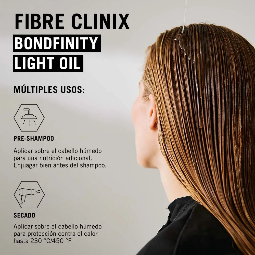 Schwarzkopf Professional Fibre Clinix Light Repair Oil 100 ml Aceite Reparador Ligero para Todo Tipo de Cabello