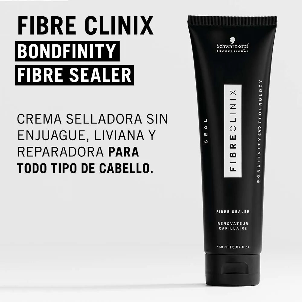 Schwarzkopf Professional Fibre Clinix Fiber Sealer 150 ml Sellador de Fibras Reparador sin Enjuague