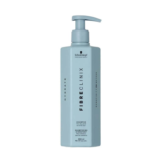 Schwarzkopf Professional Fibre Clinix Hydrate Shampoo 300 ml Shampoo Hidratante para Cabello Seco y Deshidratado