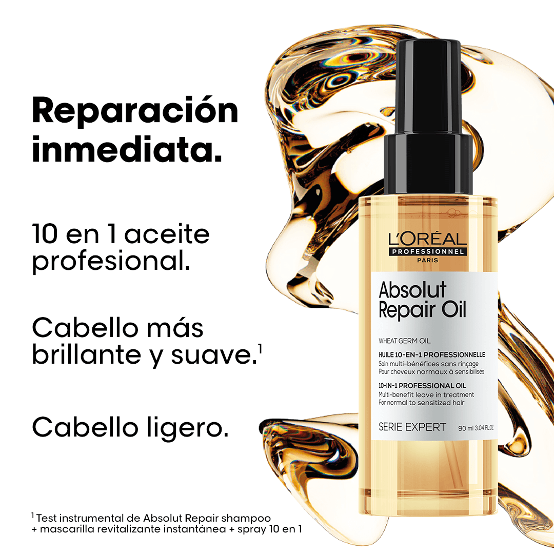 L'Oréal Professionnel Absolut Repair Aceite 10 en 1 90 ml Aceite Capilar para Cabello Dañado