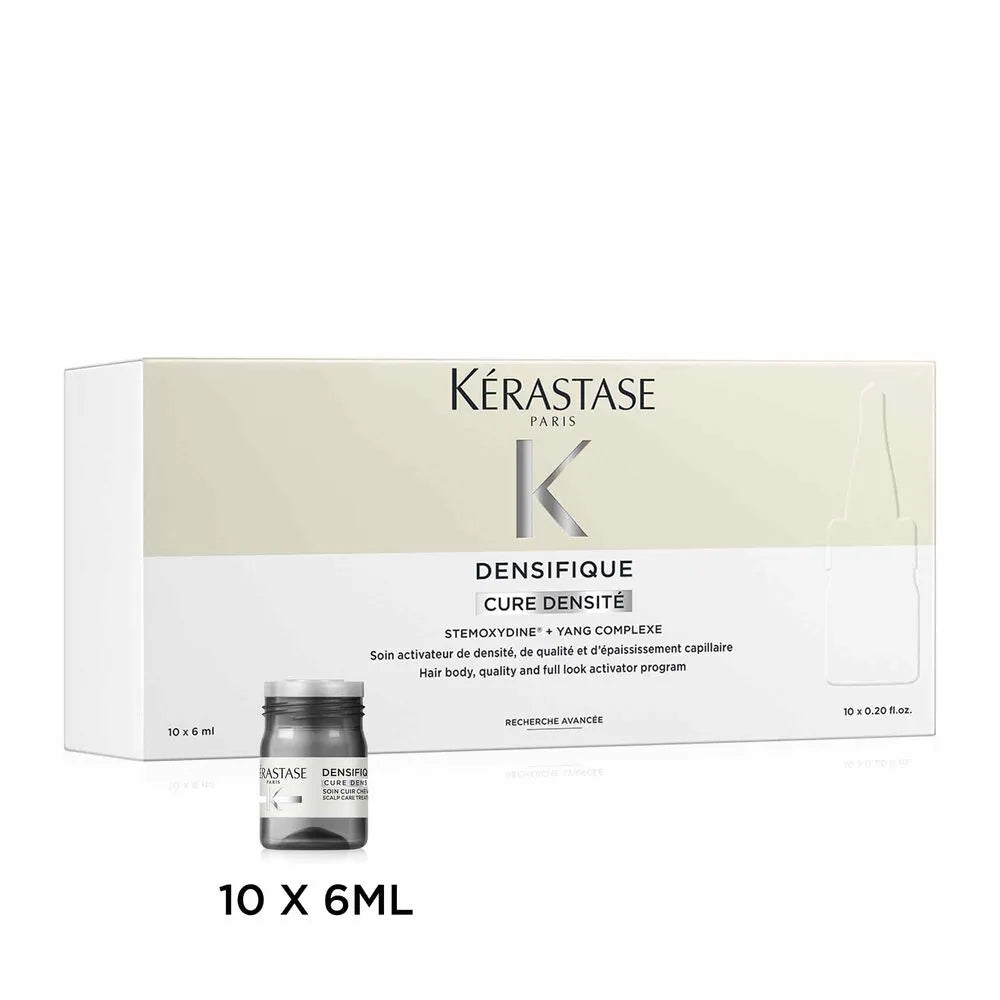 Kérastase Densifique Cure Densifique 10 x 6 ml Tratamiento Intensivo Densificador para Cabello con Pérdida de Densidad