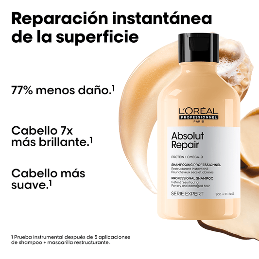 L'Oréal Professionnel Absolut Repair Shampoo 300 ml Shampoo Reparador para Cabello Dañado