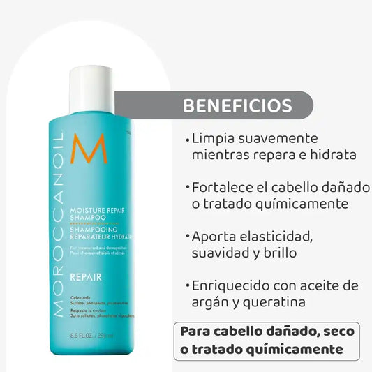 Moroccanoil Repair Shampoo Shampoo Reparador para Cabello Dañado