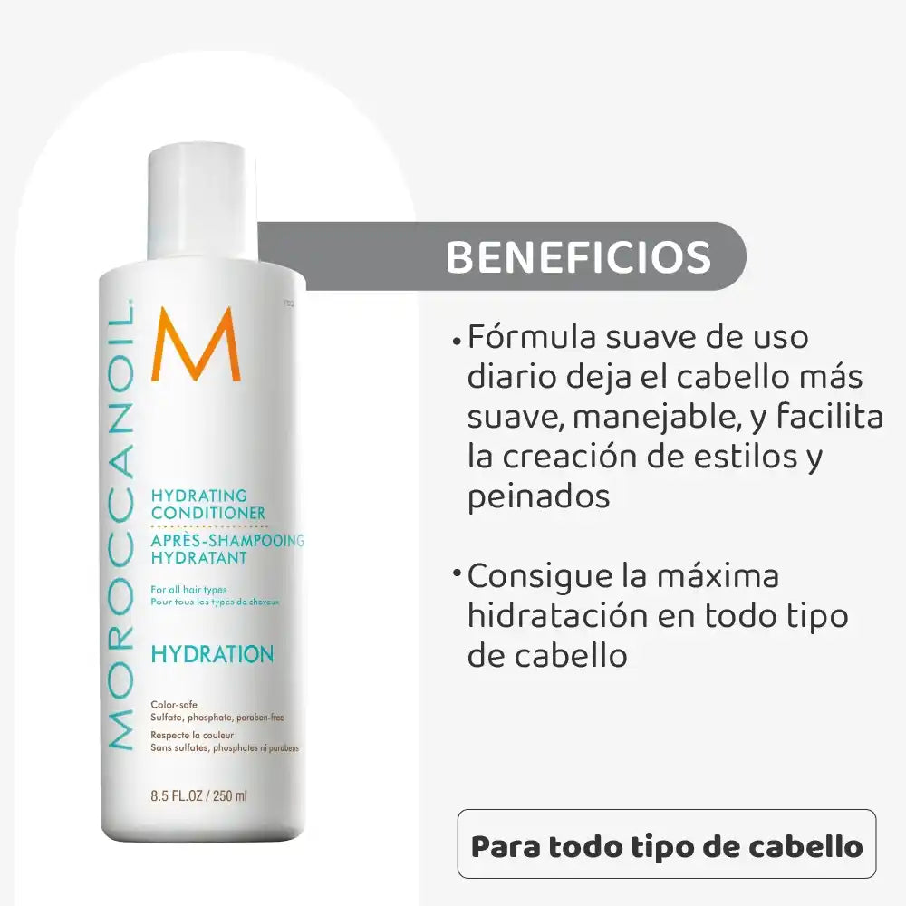 Acondicionador Moroccanoil hidratante para cabello seco y deshidratado
