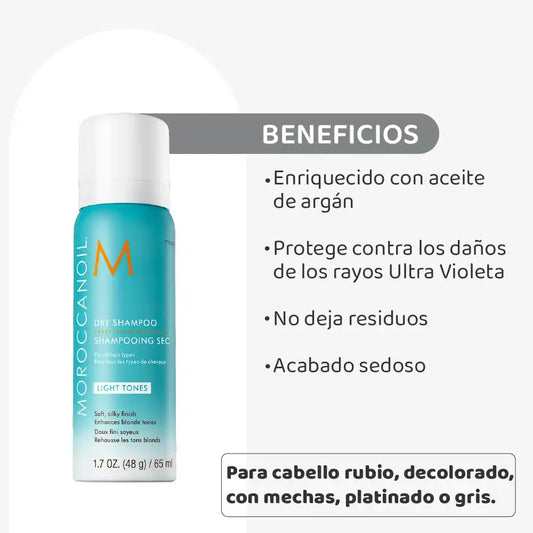 Moroccanoil Dry Shampoo Light Tones  Shampoo Seco Tonos Claros 65 ml