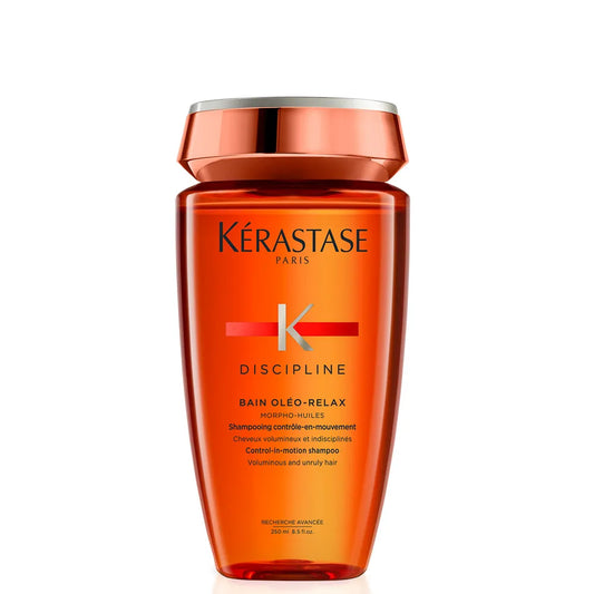 Kérastase Discipline Bain Oléo-Relax Shampoo Nutritivo Antifrizz para Cabello Seco, Grueso y Rebelde