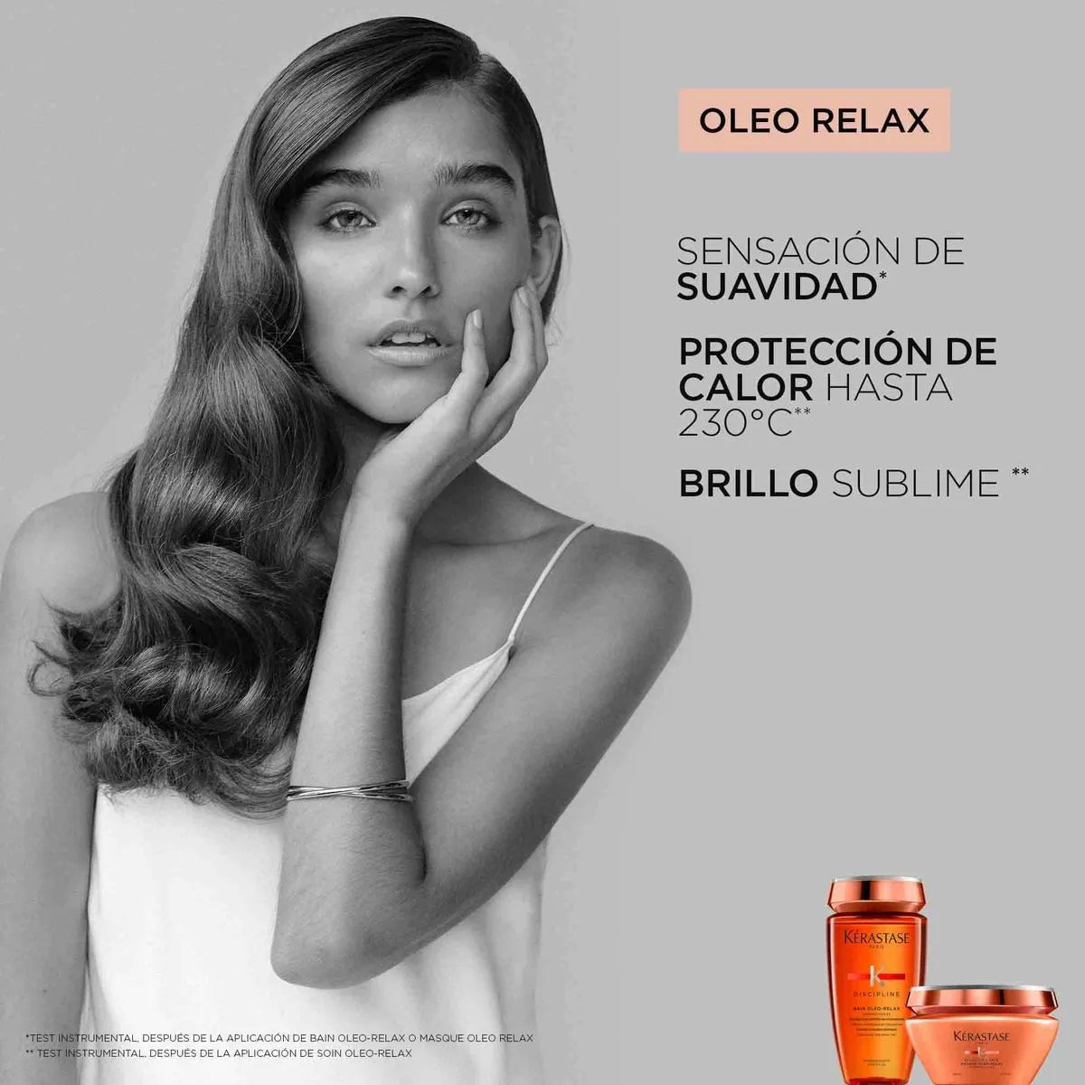 Kérastase Discipline Bain Oléo-Relax Shampoo Nutritivo Antifrizz para Cabello Seco, Grueso y Rebelde