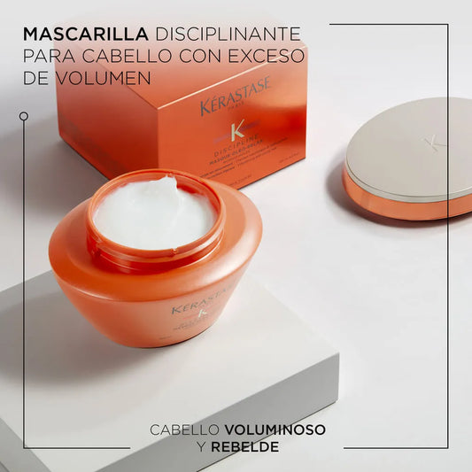 Kérastase Discipline Masque Oléo-Relax Mascarilla Antifrizz de Nutrición Intensa para Cabello Voluminoso y Rebelde