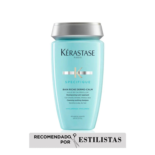 Kérastase Spécifique Bain Riche Dermo-Calm Shampoo Calmante para Cuero Cabelludo Sensible y Cabello Seco
