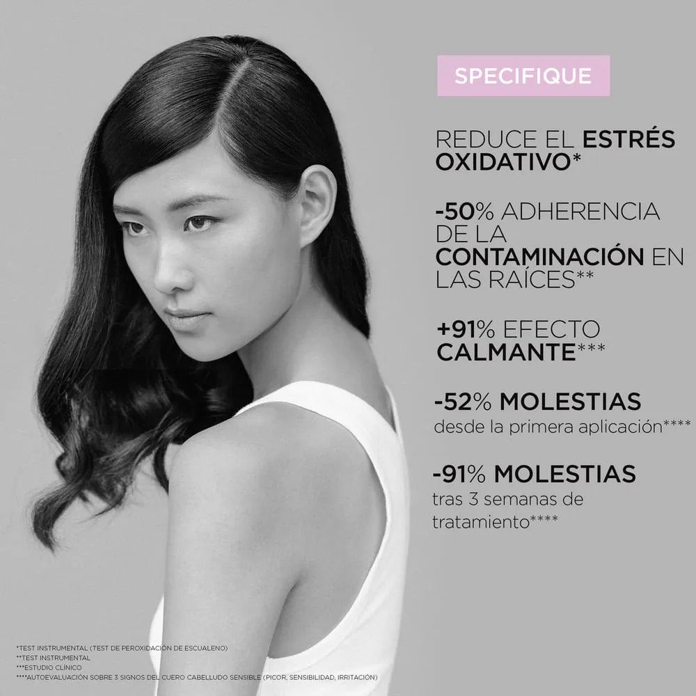 Spray fortificante Kérastase Spécifique para fortalecer la fibra capilar y cuidar el cuero cabelludo.