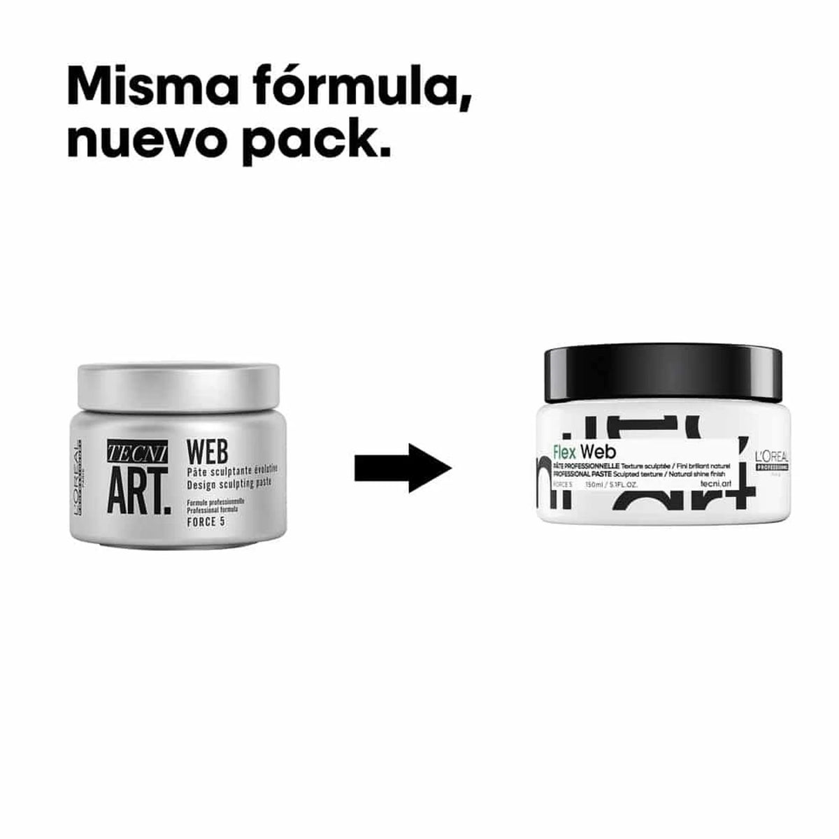 L’Oréal Professionnel Tecni.Art Flex Web Pasta Modeladora Flexible 150 ml
