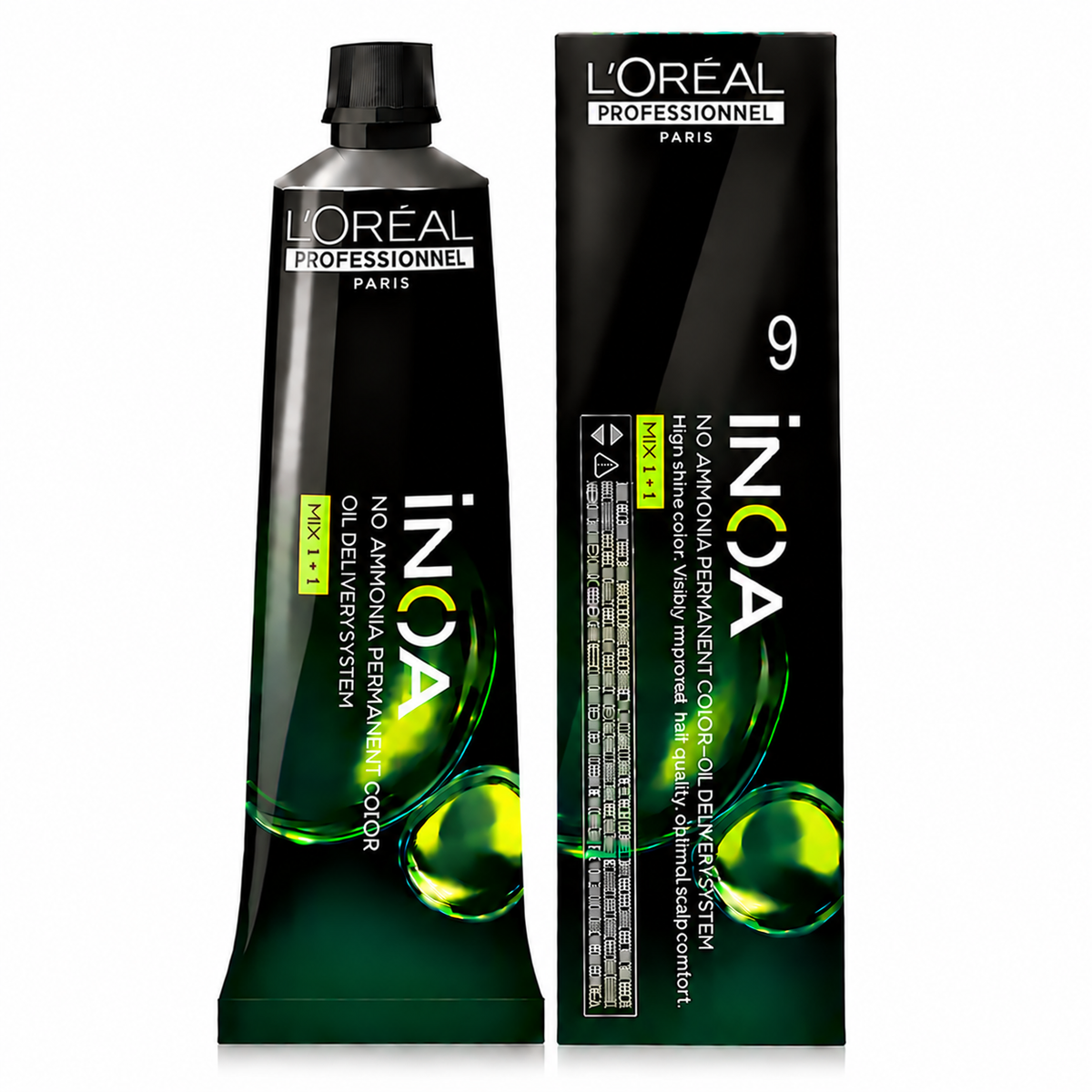 L’Oréal Professionnel INOA 9 – Rubio Muy Claro Coloración Sin Amoníaco 60 g