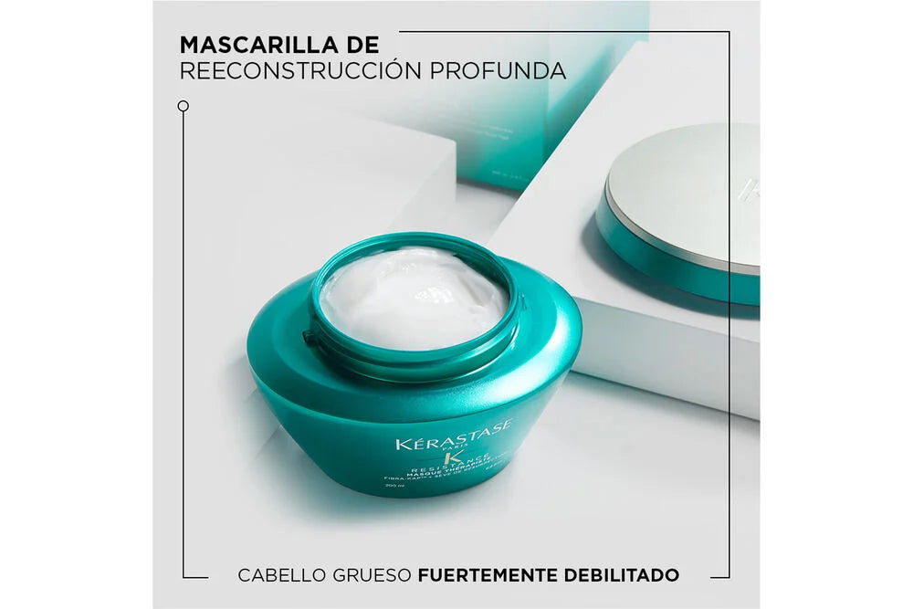 Kérastase Resistance Masque Thérapiste 500 ml Mascarilla Reparadora para Cabello Muy Dañado y Sobreprocesado