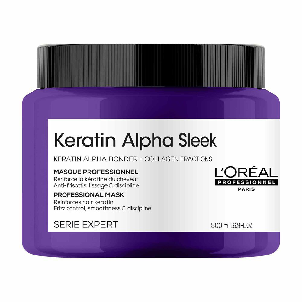 L’Oréal Professionnel Keratin Alpha Sleek Mascarilla Anti-Frizz 500 ml