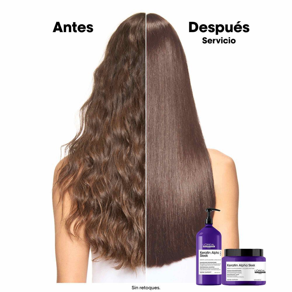 L’Oréal Professionnel Keratin Alpha Sleek Mascarilla Anti-Frizz 500 ml
