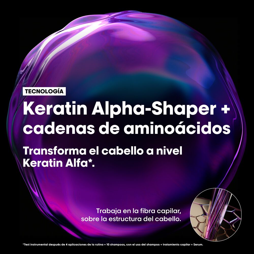 L’Oréal Professionnel Keratin Alpha Sleek Mascarilla Anti-Frizz 250 ml