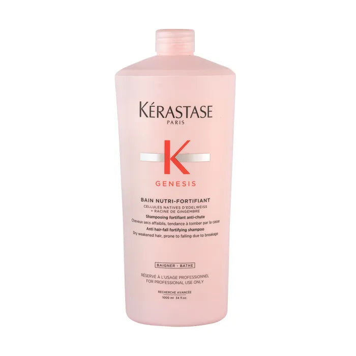 Kérastase Genesis Bain Nutri-Fortifiant 1000 ml Shampoo Fortalecedor Nutritivo para Cabello Seco y Debilitado