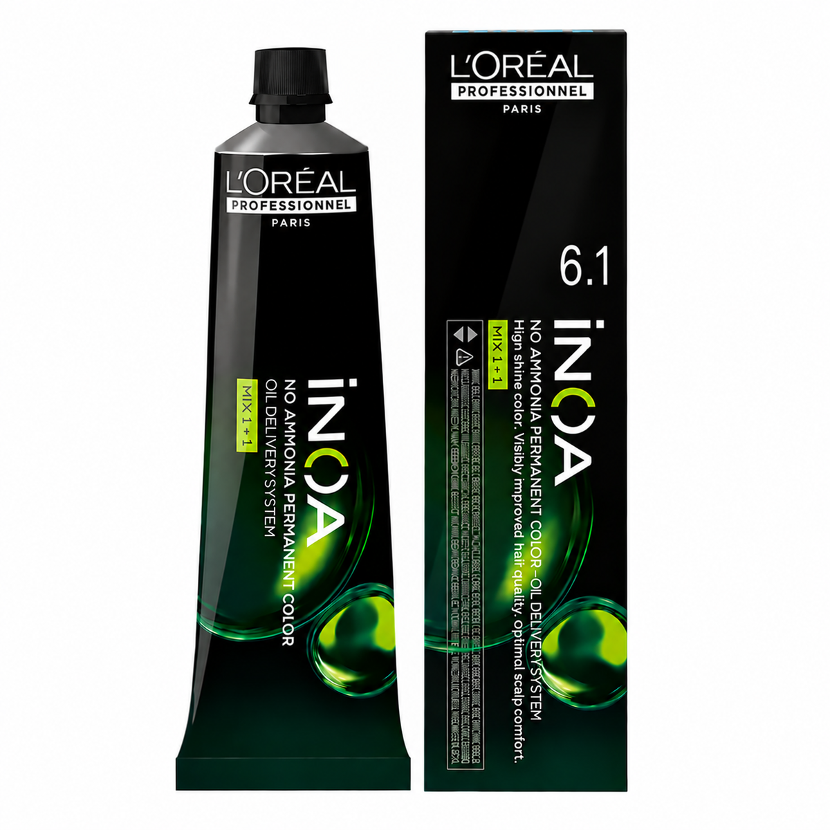 L’Oréal Professionnel INOA 6.1 – Rubio Oscuro Ceniza Coloración Sin Amoníaco 60 g