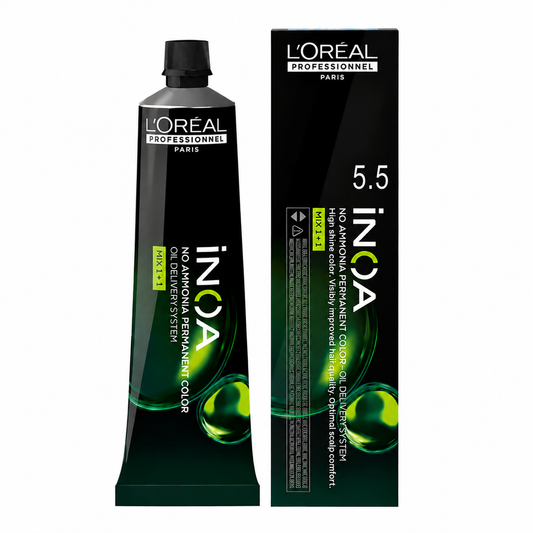 L’Oréal Professionnel INOA 5.5 – Castaño Claro Caoba  Coloración Sin Amoníaco 60 g