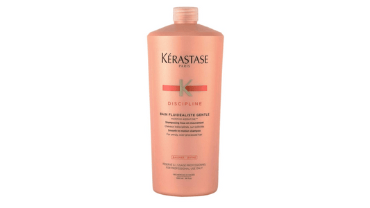 Kérastase Discipline Bain Fluidéaliste Gentle 1000 ml Shampoo Sin Sulfatos Antifrizz para Cabello Sensibilizado
