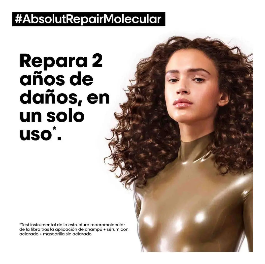 L'Oréal Professionnel Absolut Repair Molecular Pretratamiento Reparador 190 ml Tratamiento Intensivo para Cabello Dañado