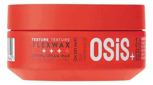 Schwarzkopf Professional OSiS+ Flexwax 85 ml Cera en Crema de Fijación Flexible para Definir y Moldear el Cabello